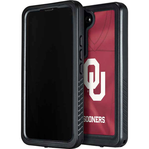 University of Oklahoma Red Jersey Galaxy S24 Plus Waterproof Case